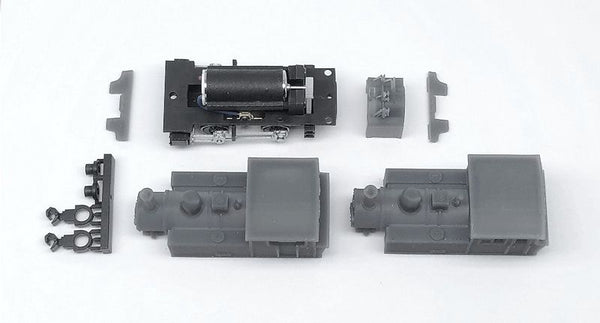 #1091 N gauge Amemiya 0-4-0 steam locomotive 3DP Kit, RTR drive chassis