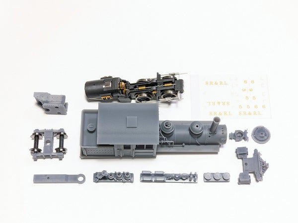 #1141 HOn30 SR&RL #6 Early, RTR drive chassis