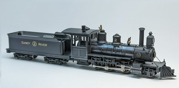 #1341 HOn30 Sandy River RR #2, Baldwin2-6-0W/T, RTR drive chassis