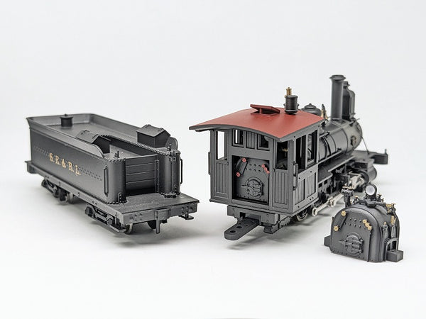 #1341 HOn30 Sandy River RR #2, Baldwin2-6-0W/T, RTR drive chassis