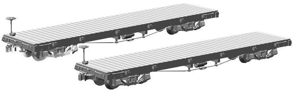 #1372 SR&RL 28" Flat car kit, two cars