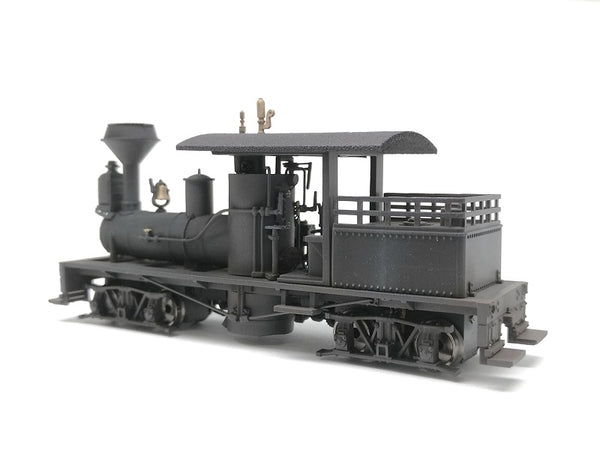 #1021 HOn30 3DP 13-ton Shay kit, RTR drive chassis, T-boiler, open cab